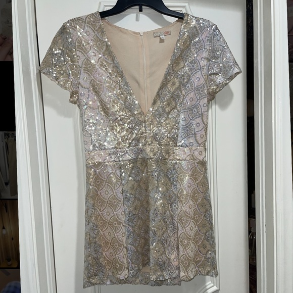 Gianni Bini Sequin Romper - Picture 1 of 8